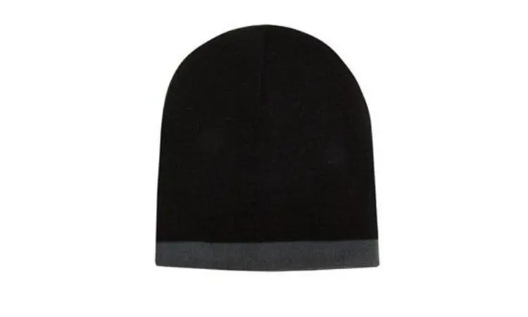Picture of Roll Down Two Tone Acrylic Beanie