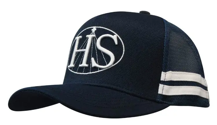 Picture of American Premium Twill/Mesh Deep Fit Trucker Cap with Stripes